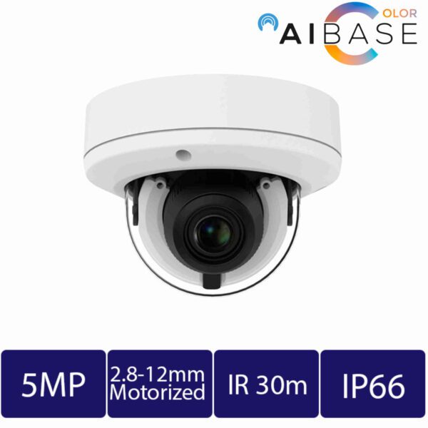 8MP AI FULL-COLOR MOTORIZED LENS IP DOME